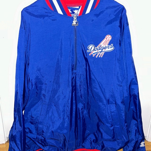 Men's Los Angeles Dodgers G-III Sports Starter Halfzip pullover jacket size xl - Picture 1 of 7